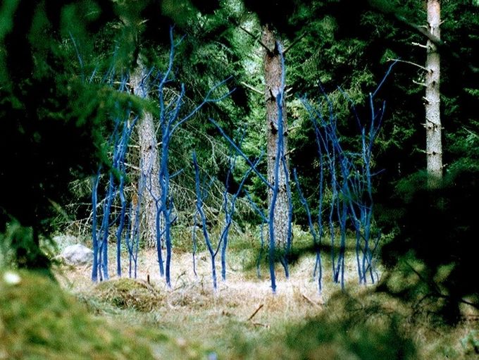 Möjligeternas Boning projekt på Öland 1999-2000, målat trä