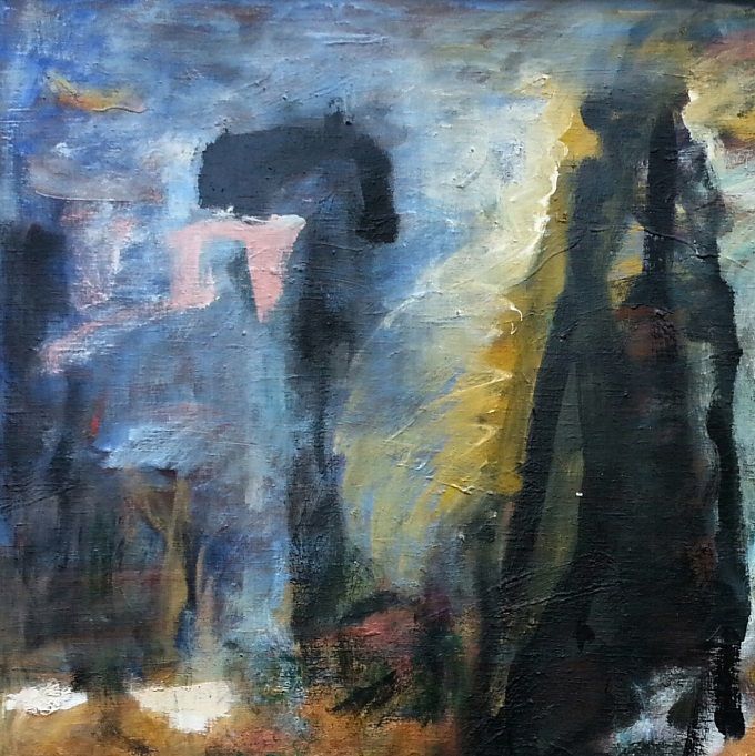 På Alvaret olja 138x138cm 2017